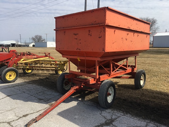 250 bu Gravity Wagon on 5 bolt running gear (Consigned by Jim Lorigan Family)