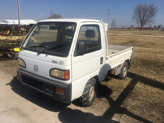 1993 Honda Farm Truck, AWD, Cab,  3 cyl. Engine, 5 spd., ATV tires,  116,000 miles