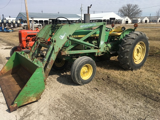 JD 2640 Diesel Tractor with Westendorf WL21 Loader