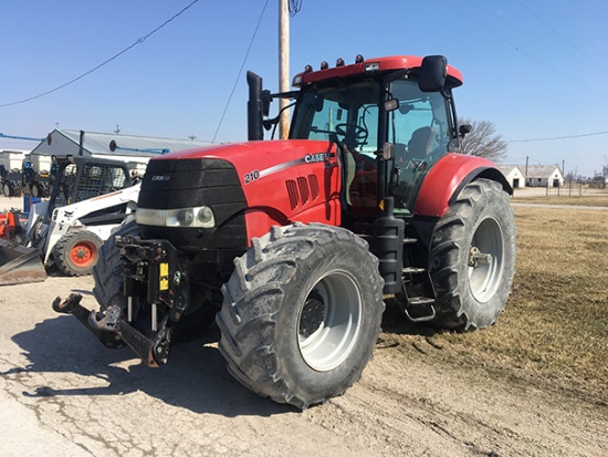2008 CASE IH Puma 210 4WD, Cab tractor