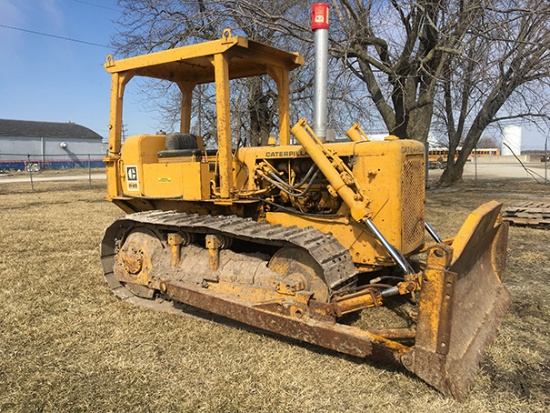 CAT D4D Direct Drive Dozer, 8 ft. angle blade,  ROPS, good undercarriage