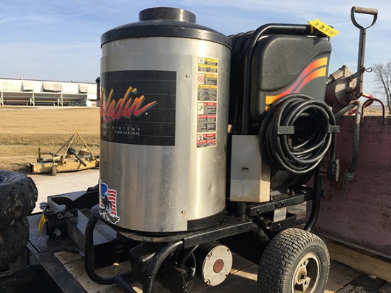 Aladin power washer, heat not working, powerwash runs good.