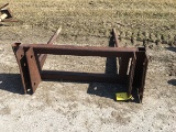 Loader bale prong, 38 in. inside to inside on mounting brackets