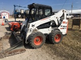 2012 Bobcat S650 Skid Steer, foot and hand control, 6 ft. material bucket, 4813 hours