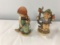(2) Hummel figurines