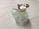 6 in. tall Coinspot syrup pitcher (no chips or cracks)