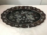 28 in x 18 in inlaid Hanging Platter
