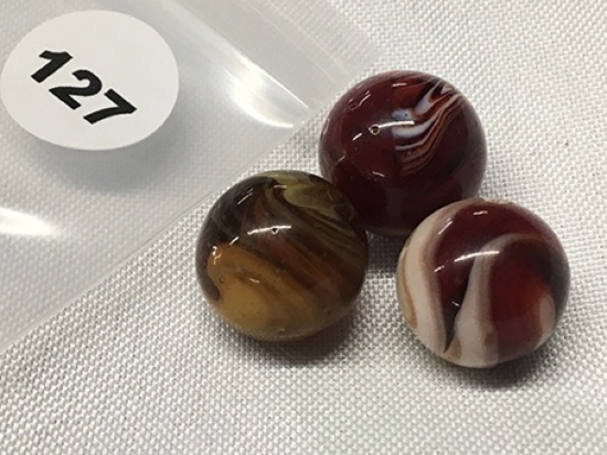 (3) 5/8  i.n Marbles