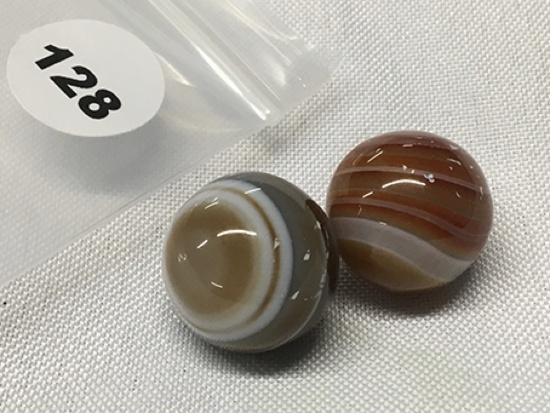 (2) 3/4 in.  Marbles