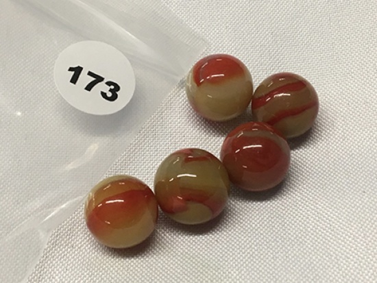 (5) 5/8 in.  Marbles