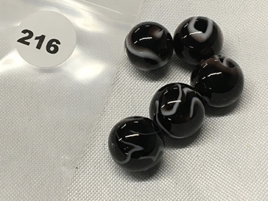 (5)  5/8 in. Marbles
