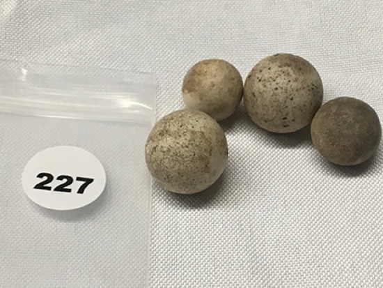 (2) 3/4 in. and (2)  5/8 in. Marbles