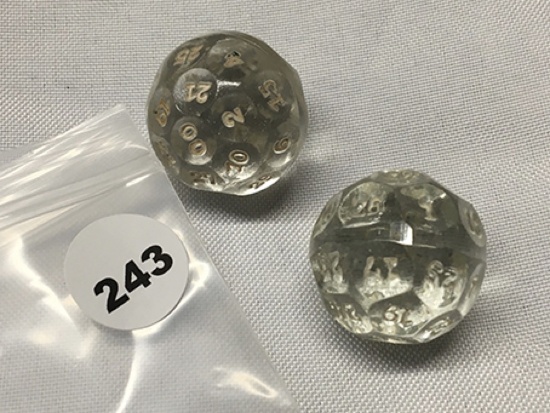 (2) 1 in. Marbles