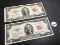 (2) 1953 $2 Red Seal Notes