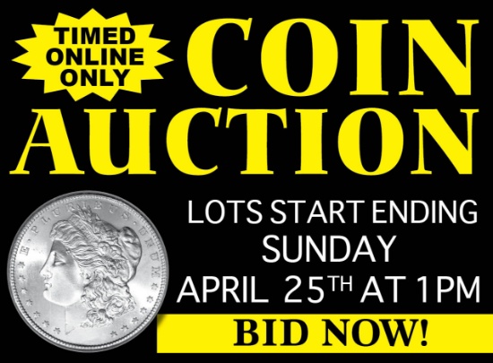 Large Online Coin Auction (April 25th)