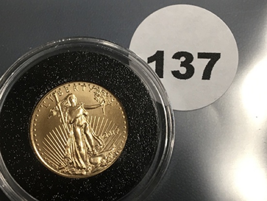 2017 1/10 oz Gold Eagle