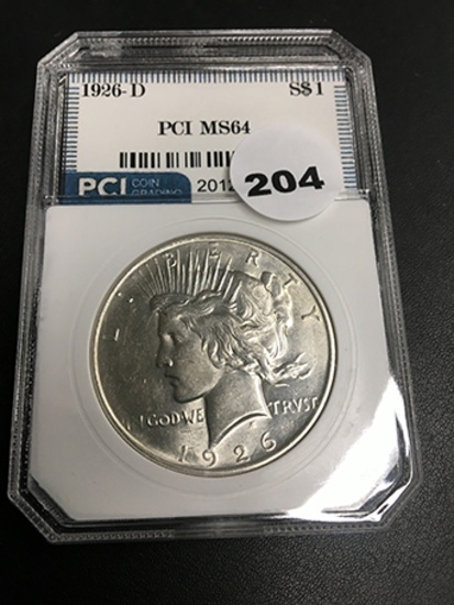 1926-D Peace Dollar PCI MS64