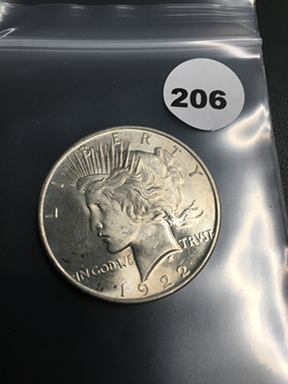 1922 Peace Dollar