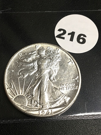 1941-D Walking Liberty Half Dollar