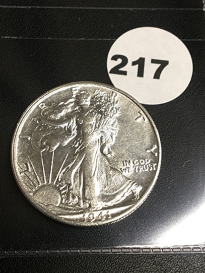 1941-S Walking Liberty Half Dollar