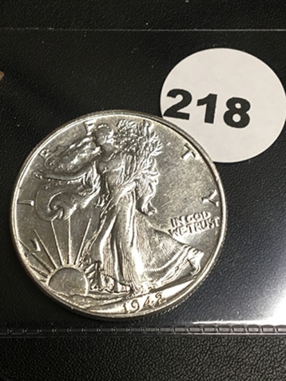 1942 Walking Liberty Half Dollar
