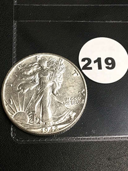 1942-D Walking Liberty Half Dollar