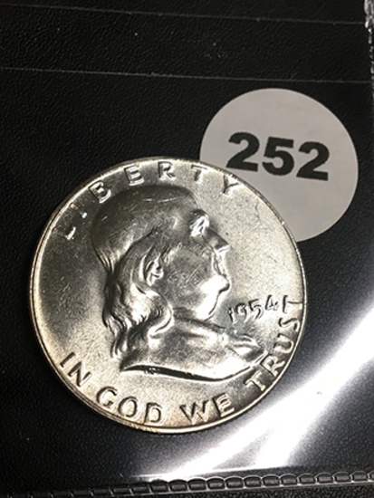 1954 Franklin Half Dollar