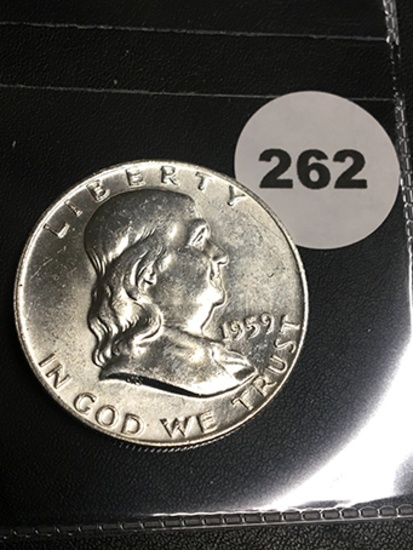 1959-D Franklin Half Dollar