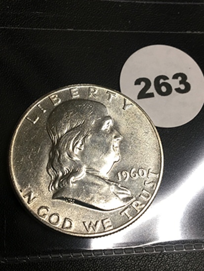 1960 Franklin Half Dollar