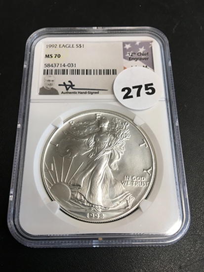 1992 American Eagle NGC MS70
