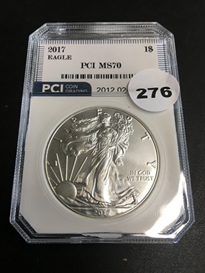 2017 American Eagle PCI MS70
