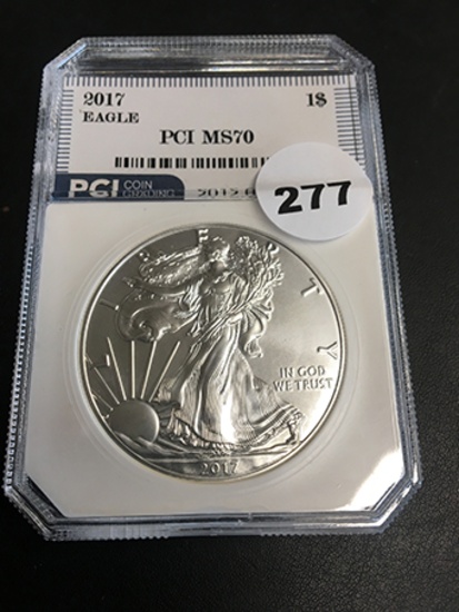 2017 American Eagle PCI MS70