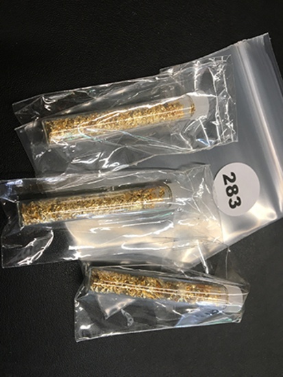 Vials 14kt Guilded Gold Flake