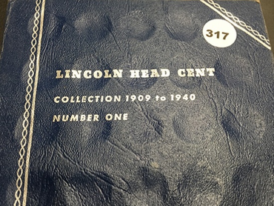 Book of 47 Wheat Cents