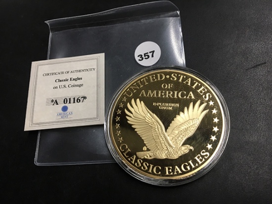 Liberty Head Double Eagle 24k Gold-Layered