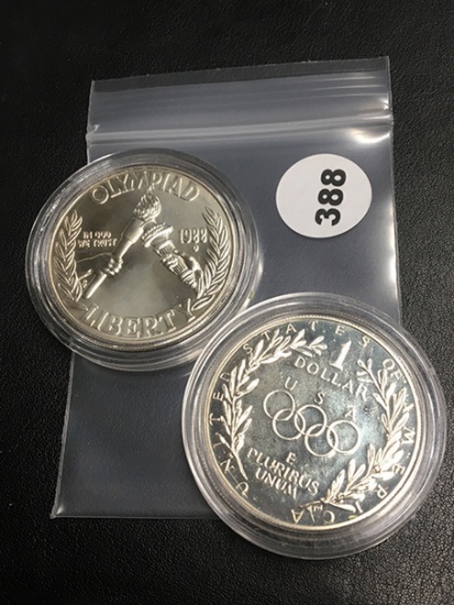 (2) 1988 Olympiad Commerative