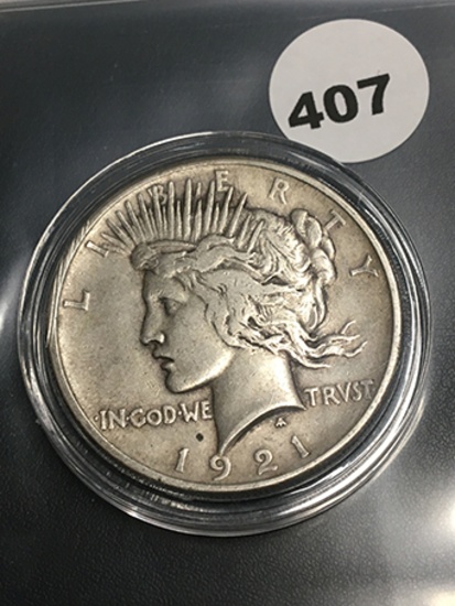 1921 Peace Dollar