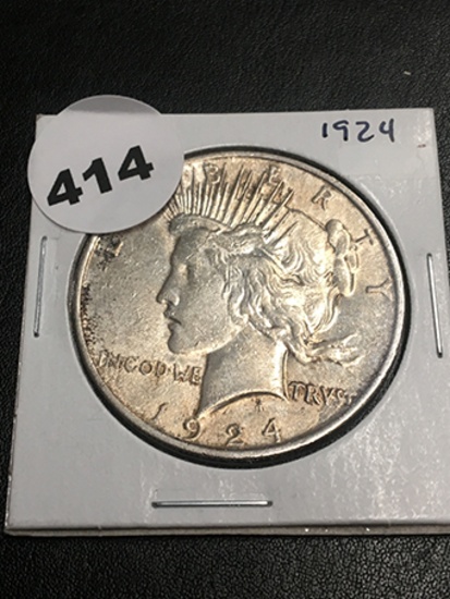 1924 Peace Dollar