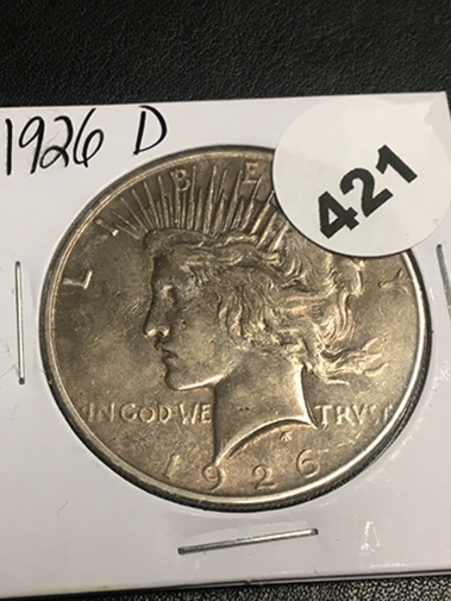 1926-D Peace Dollar