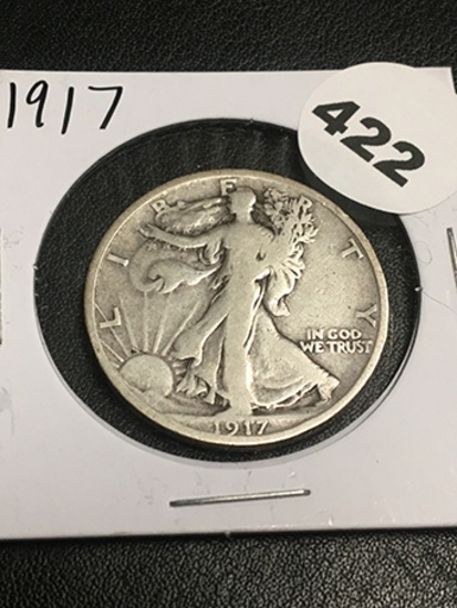 1917 Walking Liberty Half