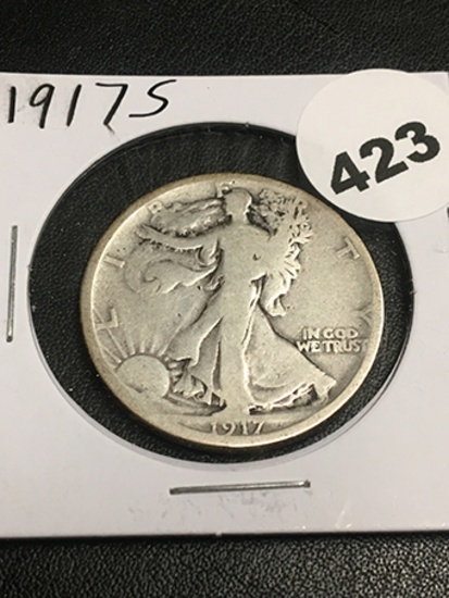 1917-S Walking Liberty Half