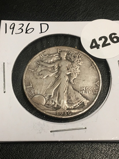 1936-S Walking Liberty Half