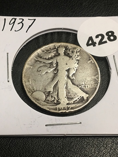 1937 Walking Liberty Half
