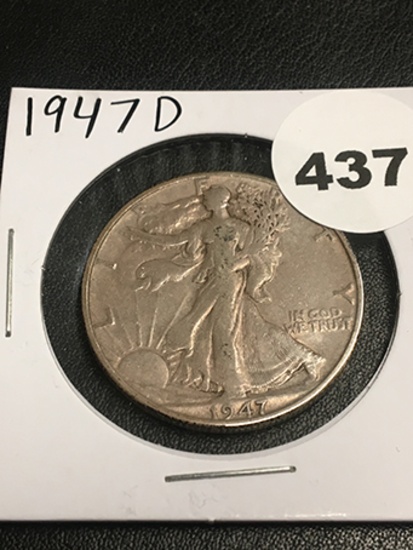 1947-D Walking Liberty Half