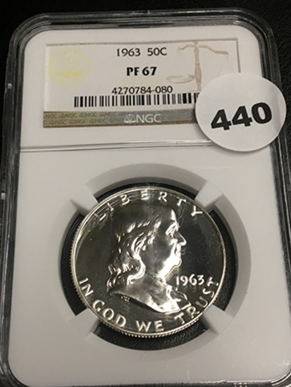 1963 Franklin Half NGC PF67