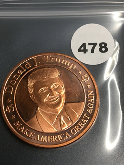 45th President .999 Fine Copper