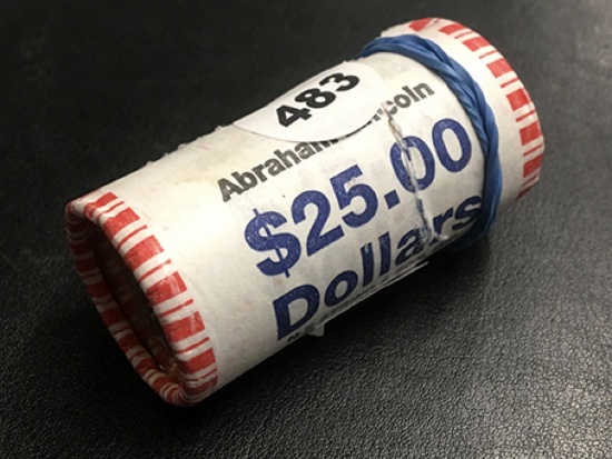 Roll of Lincoln Dollars