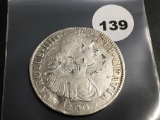 1800 Carolus IIII Dollar, Several Chopmarks