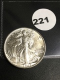 1943 Walking Liberty Half Dollar