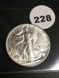 1945-D Walking Liberty Half Dollar